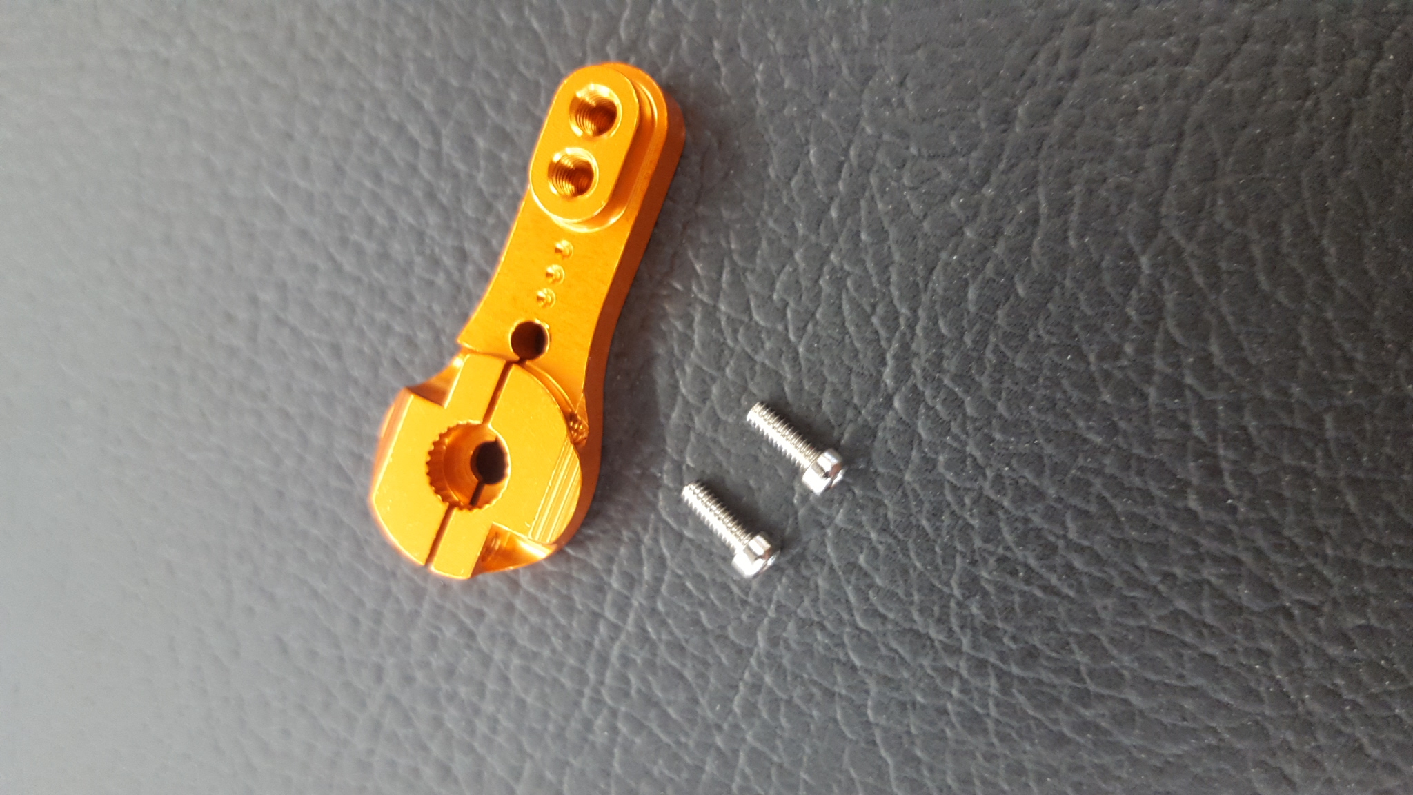 Yeah Racing Squadretta Servo In Ergal Rinforzata ORANGE 25t Futaba Savox 1919 - Foto 9